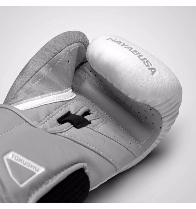 Hayabusa T3 Boxing Gloves -white/grey